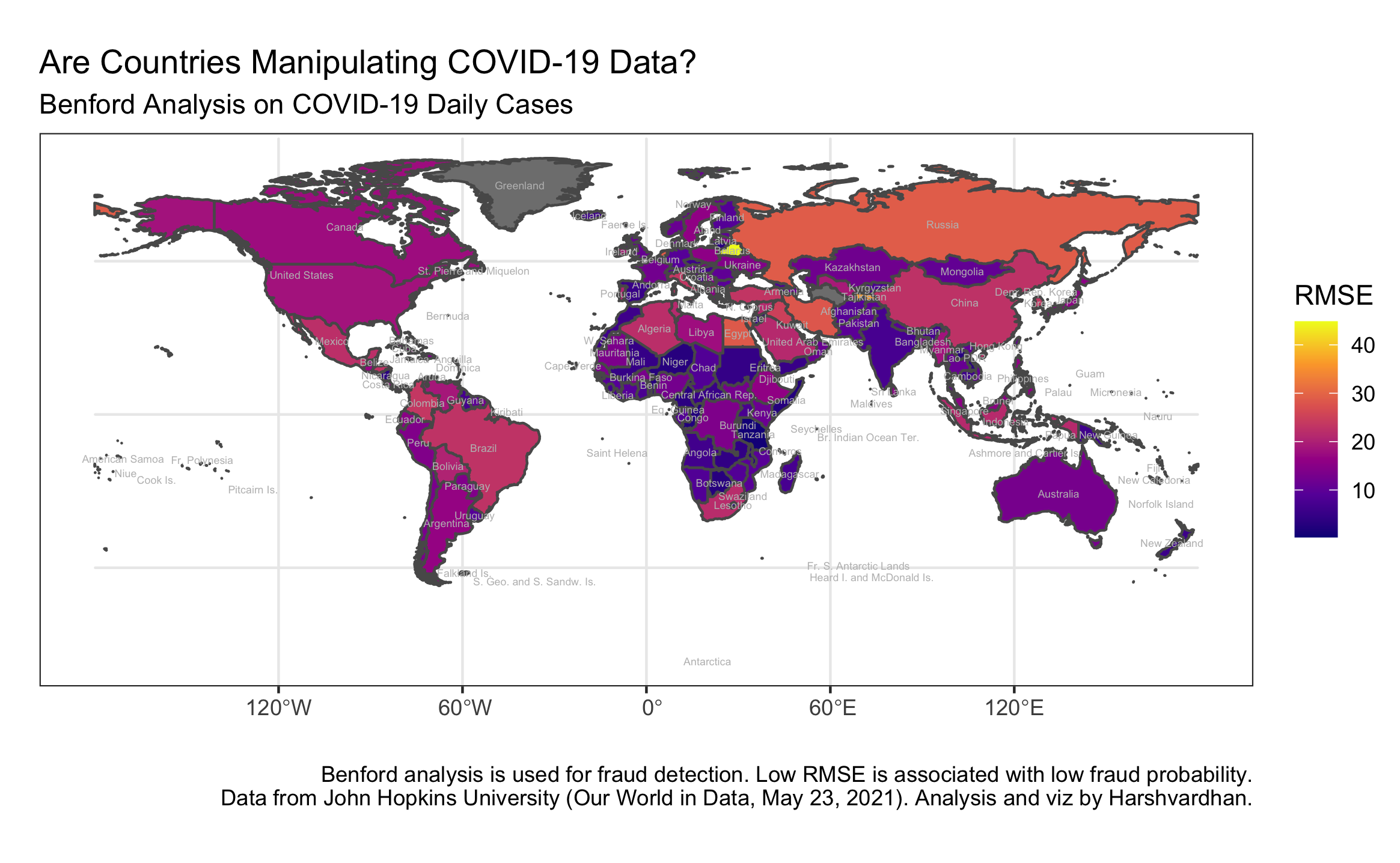 mapplot of all countries