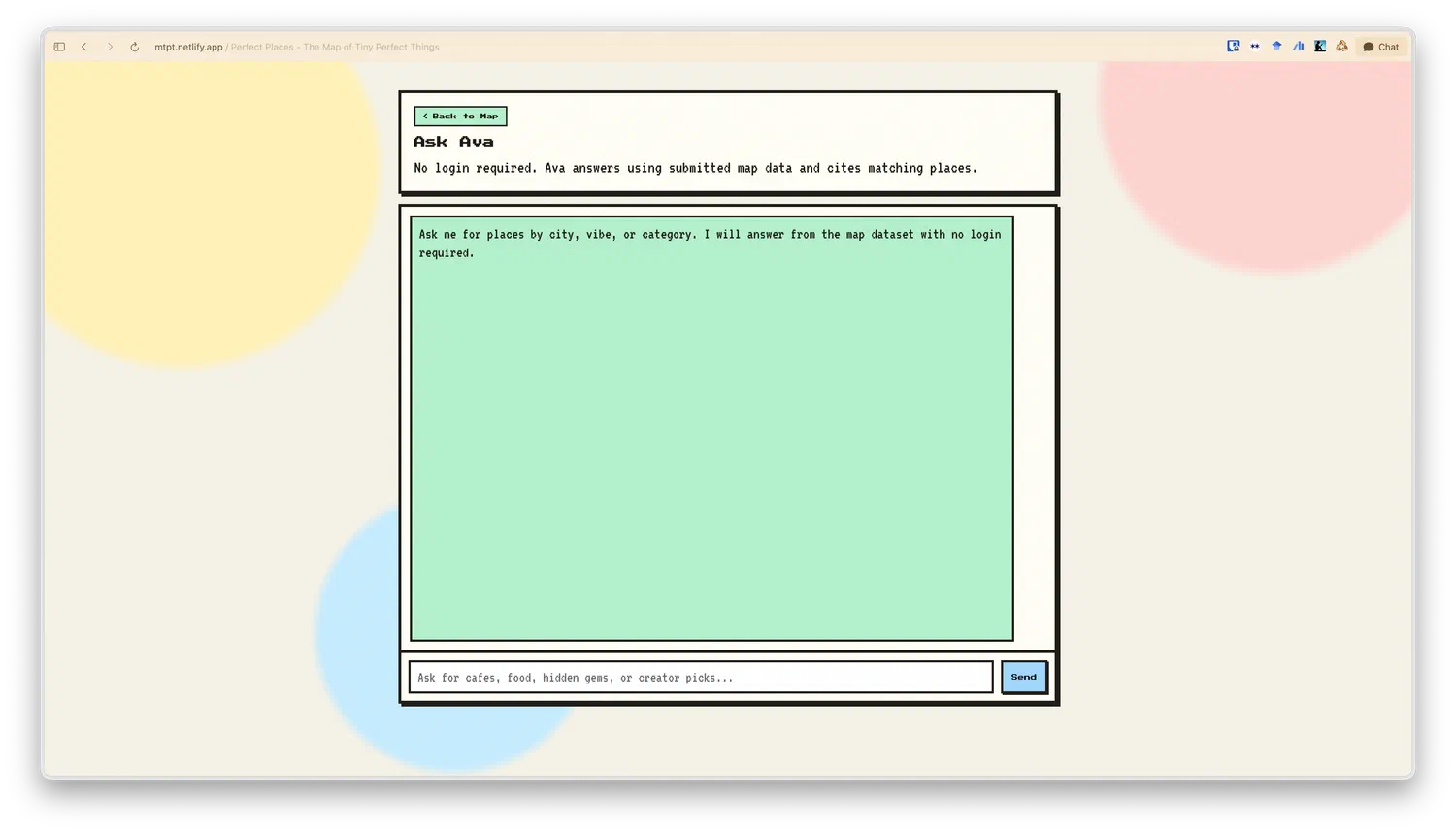 Ask Ava - Our Chatbot