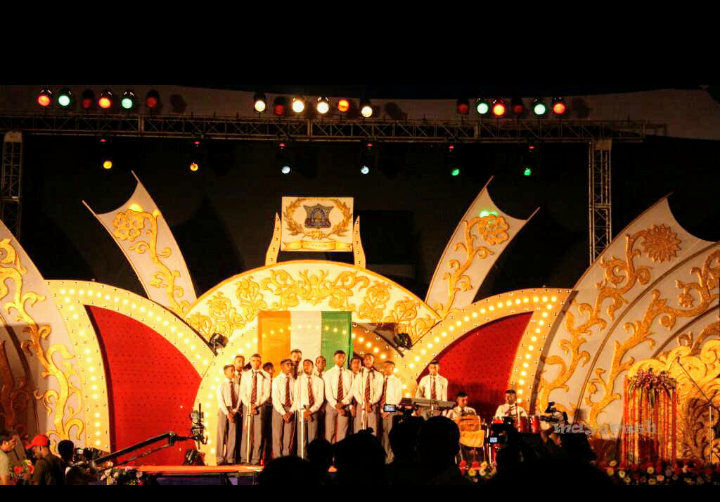 Golden Jubilee celebrations at SST, 2013. I&rsquo;m the one on keyboard.