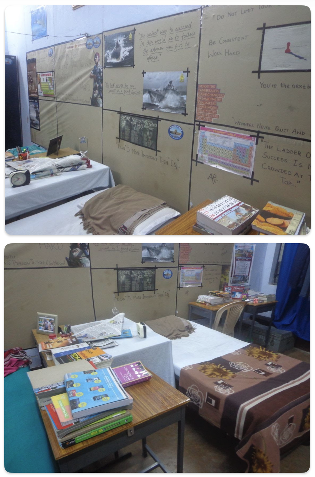 Ankit and my room in 2015-16 when I was the School Captain