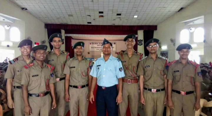 With HM Sir in Class 12 — my mentor in Class 11–12, along with other appointments at the school assembly.