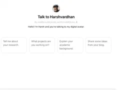 Talk to Harshvardhan